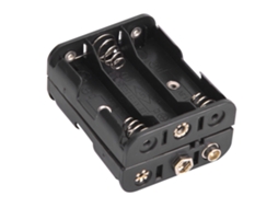 Porta-pilhas Aa Com Fio E Fecho 9v 10un
