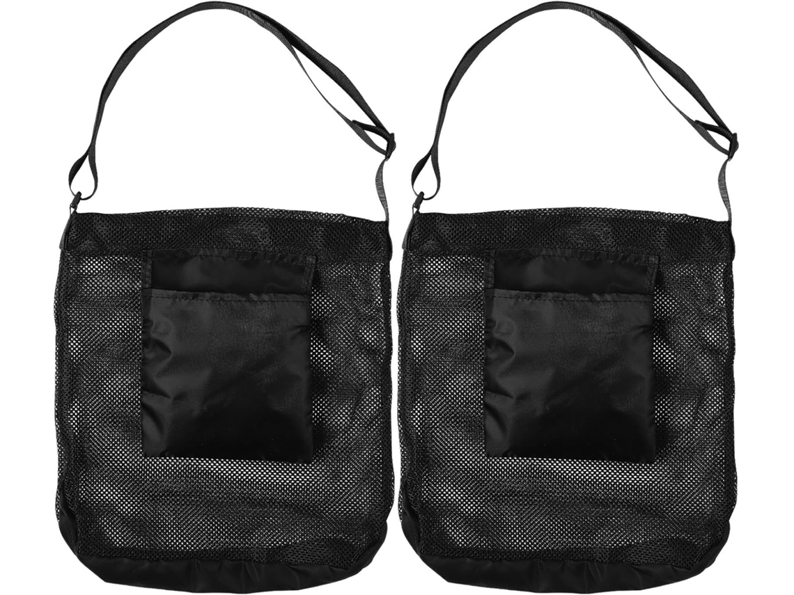 Kit de 2 Bolsas de Ombro Respiráveis Inoomp para Coleta de Cogumelos, com Base Robusta e Material em Tela, Ideais para CHABERLU