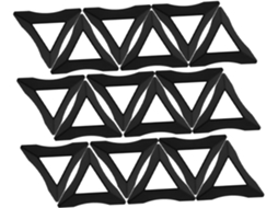 Suporte De 30 Peças Para Mini Cubos Triangulares Com Base De Tripé Estável.