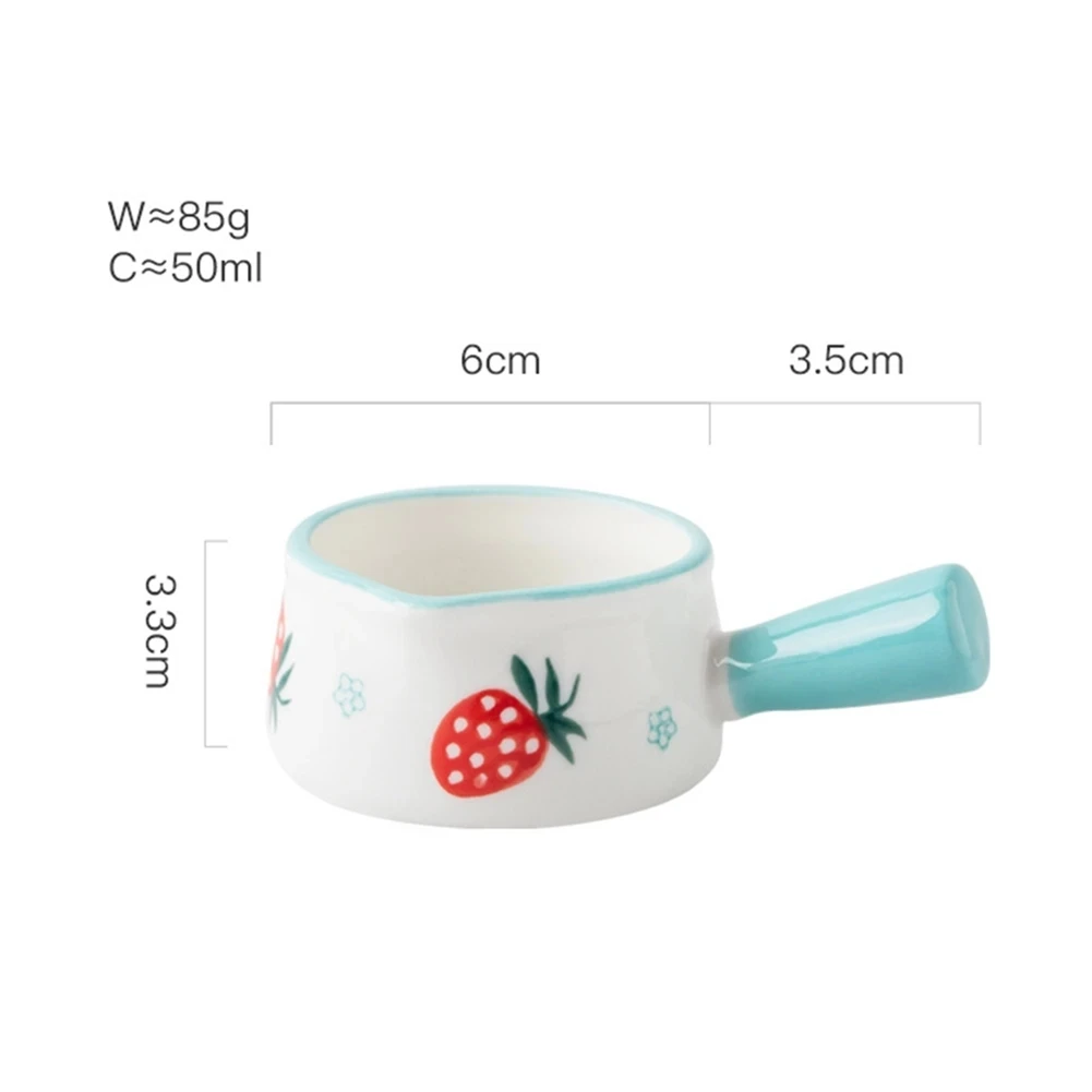 Copo de Leite Criativo e Charmoso em Cerâmica para Café e Leite, 50ml MDUG (estilo D 50ml)
