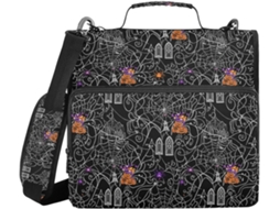 Pasta Organizadora De 3 Argolas Com Estampa Gótica Halloween Aranha, 3,8cm 1,5 Polegadas, Com Altura Ombro E Mão