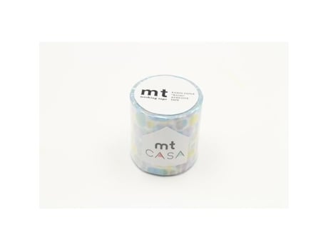 Fita adesiva - MASKING TAPE (MT) - Pavimento redondo azul CASA - azul piscina - Fita adesiva decorativa