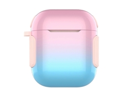 Capa Para Fone De Ouvido 2 Em 1, Verniz Colorido, Pc + Tpu Para Airpods 2/1