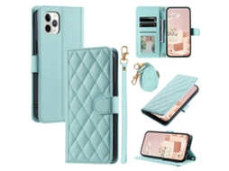 Capa Para Iphone 11 Pro Pele Sintética Verde