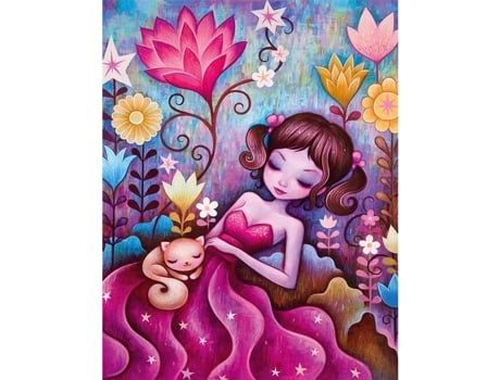 Kit De Pintura Diamante Modelo Jovem Princesa 40x50cm Ctop