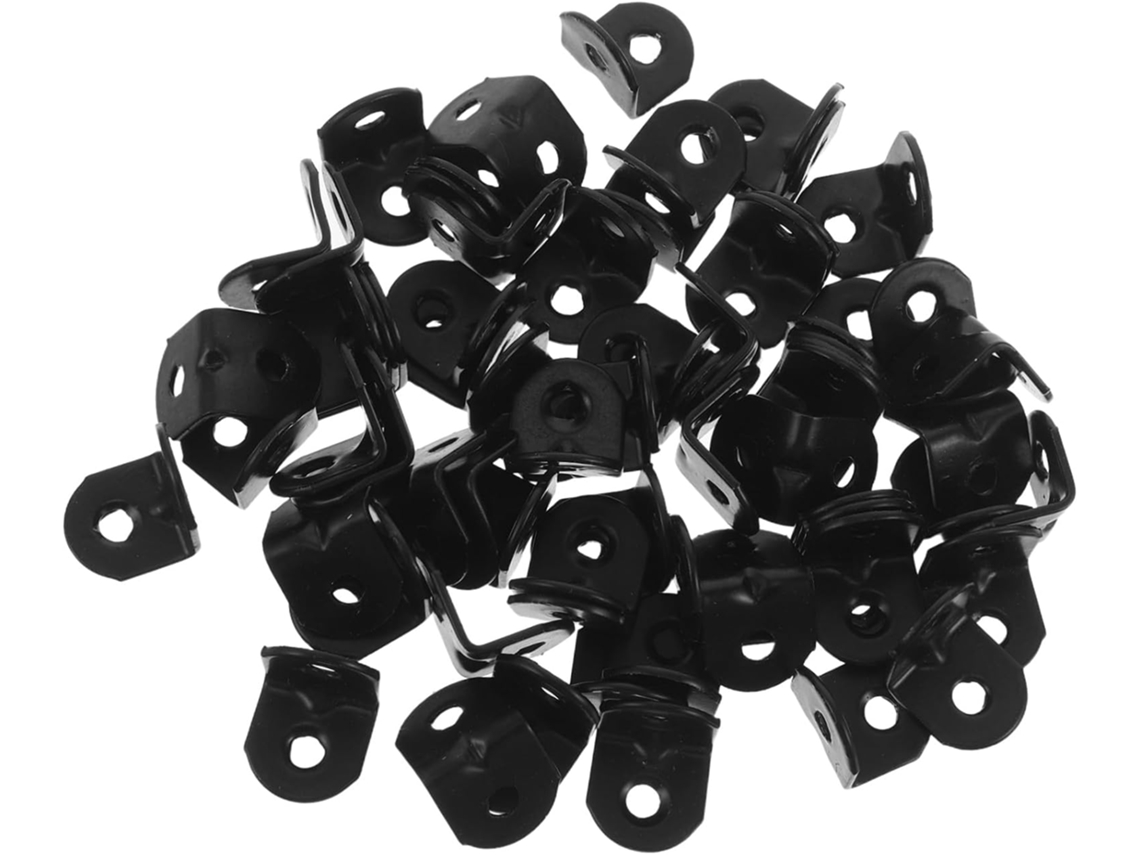 Magiclulu 100 Peças Suporte De Prateleira Metálico Em Ângulo Reto, Resistente, Para Montagem Na Parede, Ideal Para