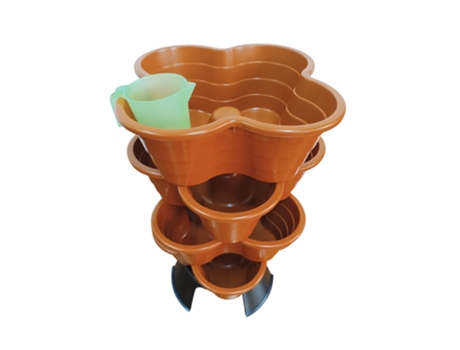 Kit Vasos 4Bx 26Lt 4 Vasos Pé Caneca