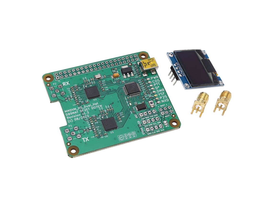 Módulo Hotspot Duplex Mmdvm com Cristal Compensado por Temperatura para Raspberry Pi