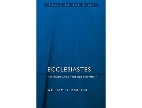 Livro ecclesiastes de william d. barrick (inglês)