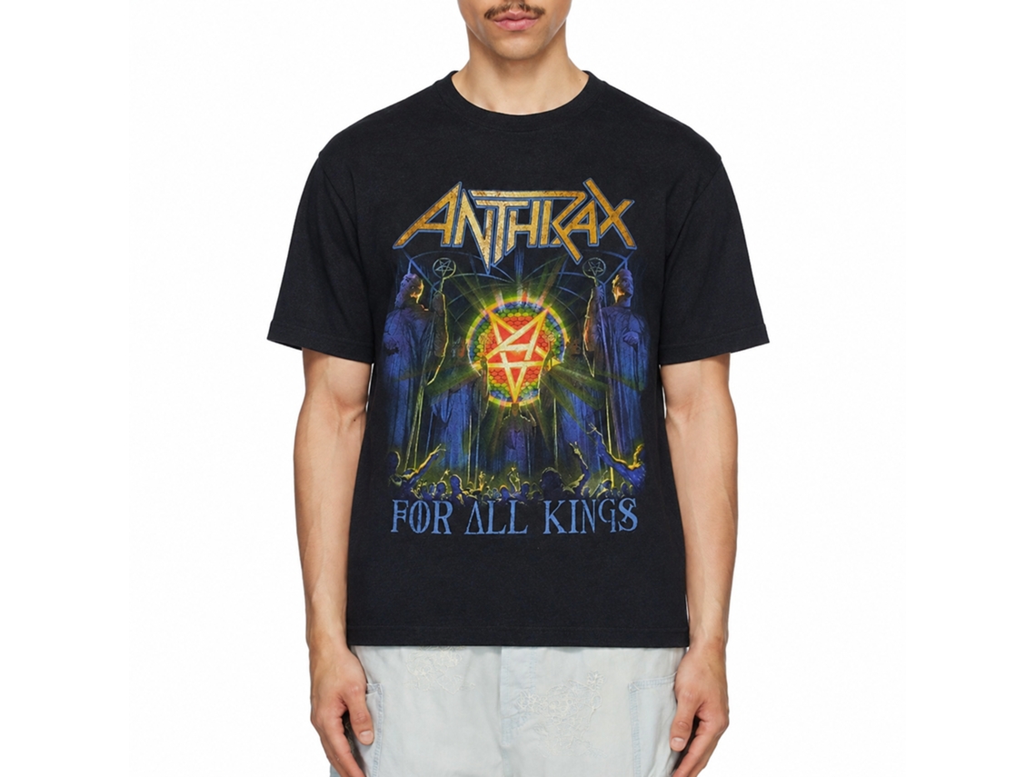 Anthrax For All Kings T-shirt Unisex Adults Size:m