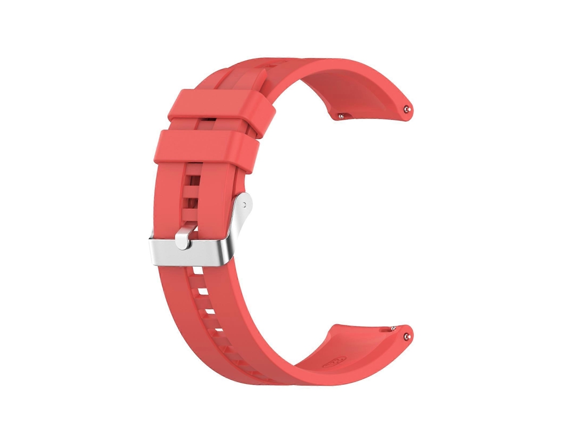 Pulseira De Silicone Com Fivela Prateada Para Huawei Watch Gt 3 46mm/gt 22mm (branca)