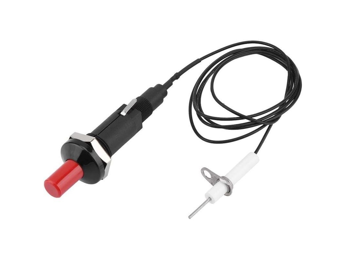 Encendedor Piezo Premium 2025 Para Barbacoa Botón De Encendido Con Aguja De Encendido Cable 1000mm Material Plástico Duradero