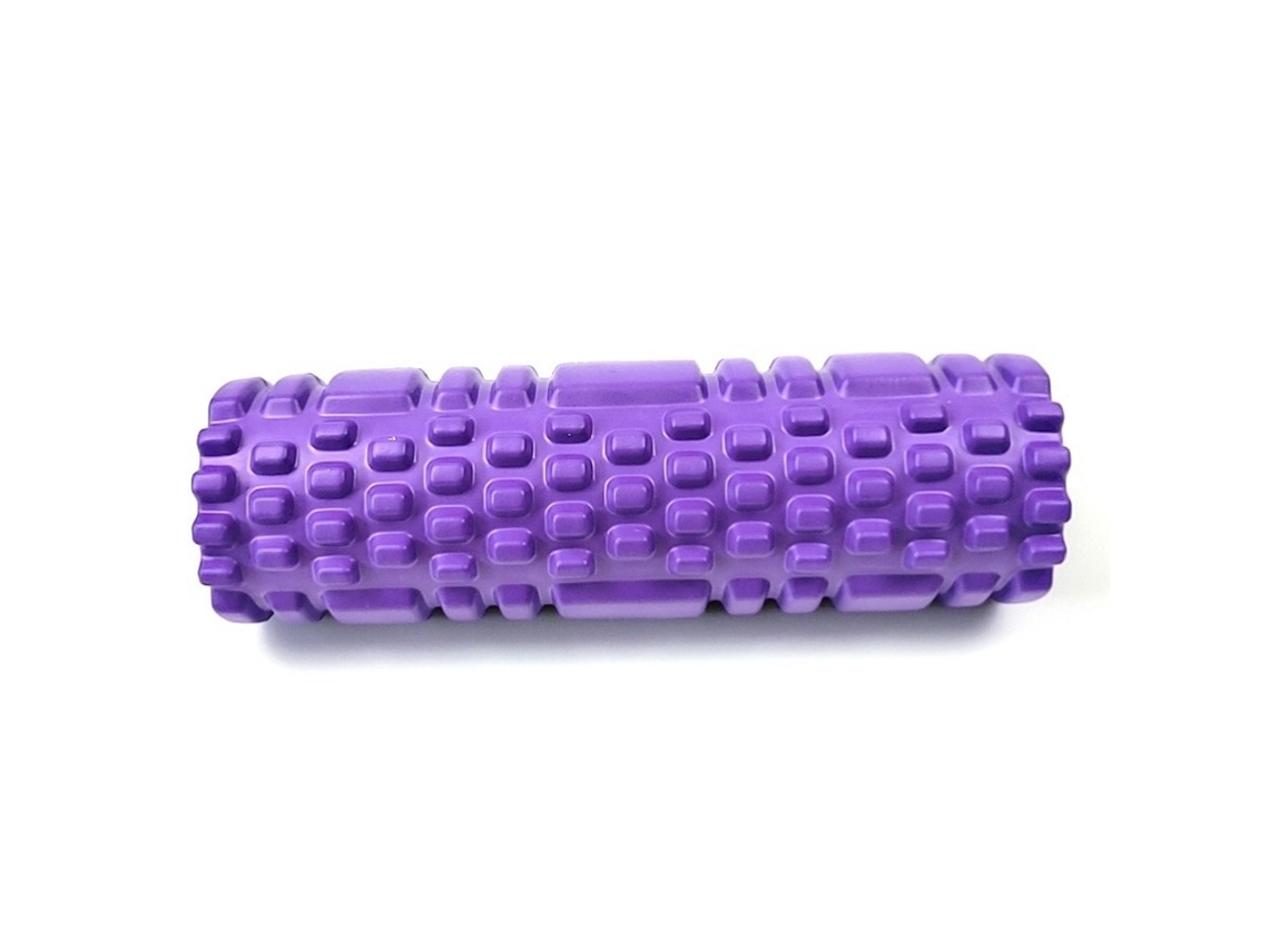Ginástica E Pilates Com Rolo de Yoga 26 Cm Para Massagem Nas Costas, Bloco de Yoga, Equipamento de Exercício Doméstico, Roxo.-aquaforge