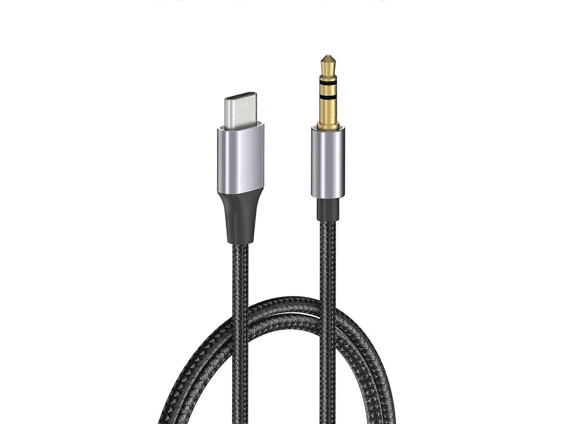 Cabo Aux Tipo C Para 3,5 Mm Cabo Aux Usb C Para Porta De 3,5 Mm Conectores Machos Adaptadores Fio Fone De Ouvido Estéreo Cabo De Carro