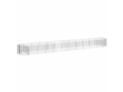 Gabion Raised Bed, Gabion Raised Beds Vidaxl Prateado Ferro (600 X 100 X 50 Cm)