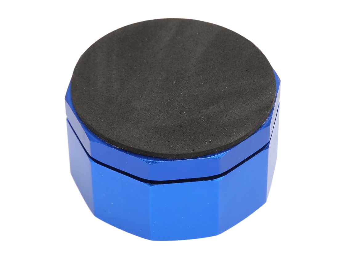 Caja De Armazenamento Para Parafusos Com Rotação De 360 Graus Kgx 708 Com 10 Compartimentos, Base Rotatória Leve Azul