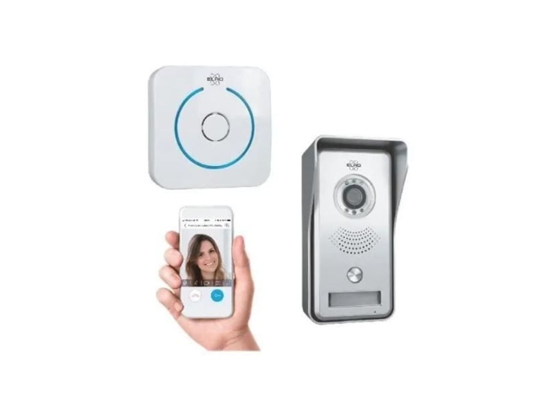 Sistema de Intercomunicação de Vídeo Sem Fio Elro Dvc040ip com 1 Câmera. Brilvibera wer