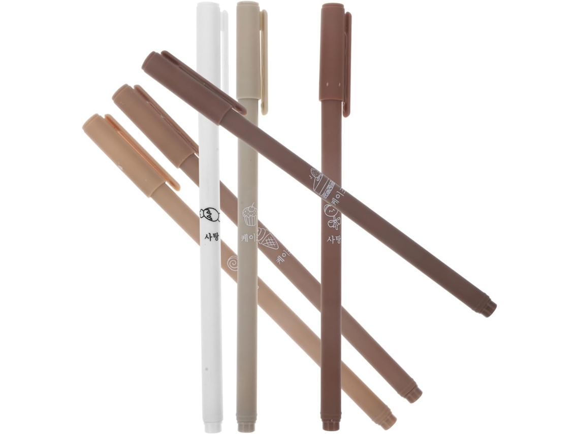 Conjunto De 6 Canetas Portáteis Housoutil, Para Assinatura, Ideais