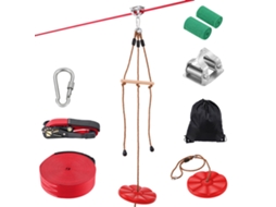 Kit Tirolesa Succebuy De 65 Pés Para Crianças E Adultos Até 227 Kg