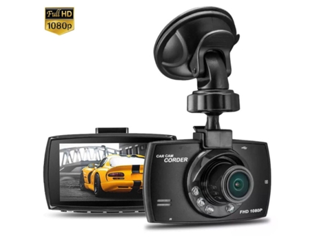 Câmera de Vídeo para Painel de Carro Dvr IWEAR Gt3 Hd com Sensor g1080P Hd 140 Grande Angular 2 7 '' Lcd Preto