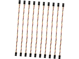 Conjunto De 10 Conectores De Fio De 3 Linhas, Conector De Fio Fita Multicolorido Jst, Conector Duplo De Plástico Conjunto De 10 Conecto Gokoco