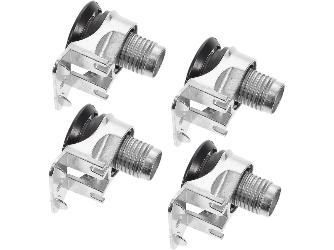 Sewacc Conjunto De 4 Pés Mesa Ajustáveis Em Liga Zinco Para Armários, Com Ajuste De Altura 0a 25mm, Cor Aleatória