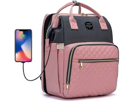 Mochila MCBABY Multifuncional Rosa