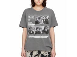 Rockinstone Breakfast Club Movie Class '85 Yearbook Heather Graphite Adult T-shirt Size:xxxl
