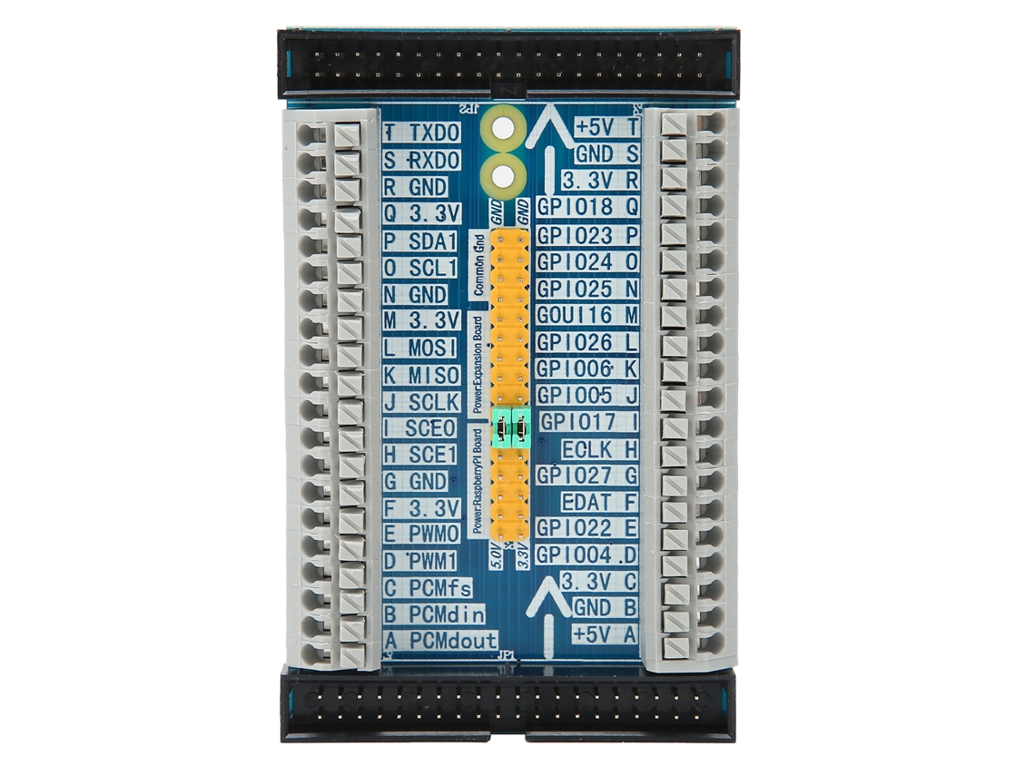 Módulo De Extensão Gpio Em Cascata Para Raspberry Pi 4/3/2/1 Em Plástico Pcb Luz Dourada