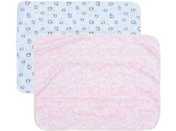 Conjunto de 2 Peças de Protetor de Colchão Impermeável para Meninos e Meninas, com Trocador, CHABERLU