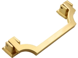 Puxador Elegante Para Móveis Com Padrão Dourado, Puxador De Metal Para Armário, Puxador Requintado Dourado Para Gaveta