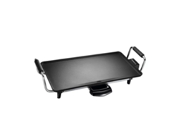 Placa De Cozinha Japonesa Portátil MELCHIONI Atena, 2000 W, Superfície Antiaderente 43 X 23 Cm, Termostato Regulável, Preta