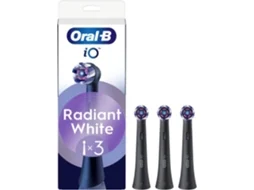 Recarga Escovas Dentes IO Radiant Preto (3 unidades)