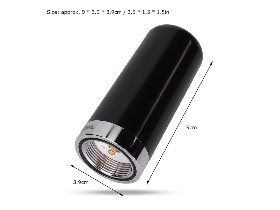Rádio Móvel Universal Para Carro Nmo Uhf Vhf Uv Dual Band Super Curto Mini Antena Aquaforge