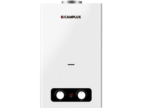 Aquecedor de Agua a Gás Doméstico By264 10 L/Min Butano 28-30 Mbar/ Propano 37 Mbar 22Kw CAMPLUX