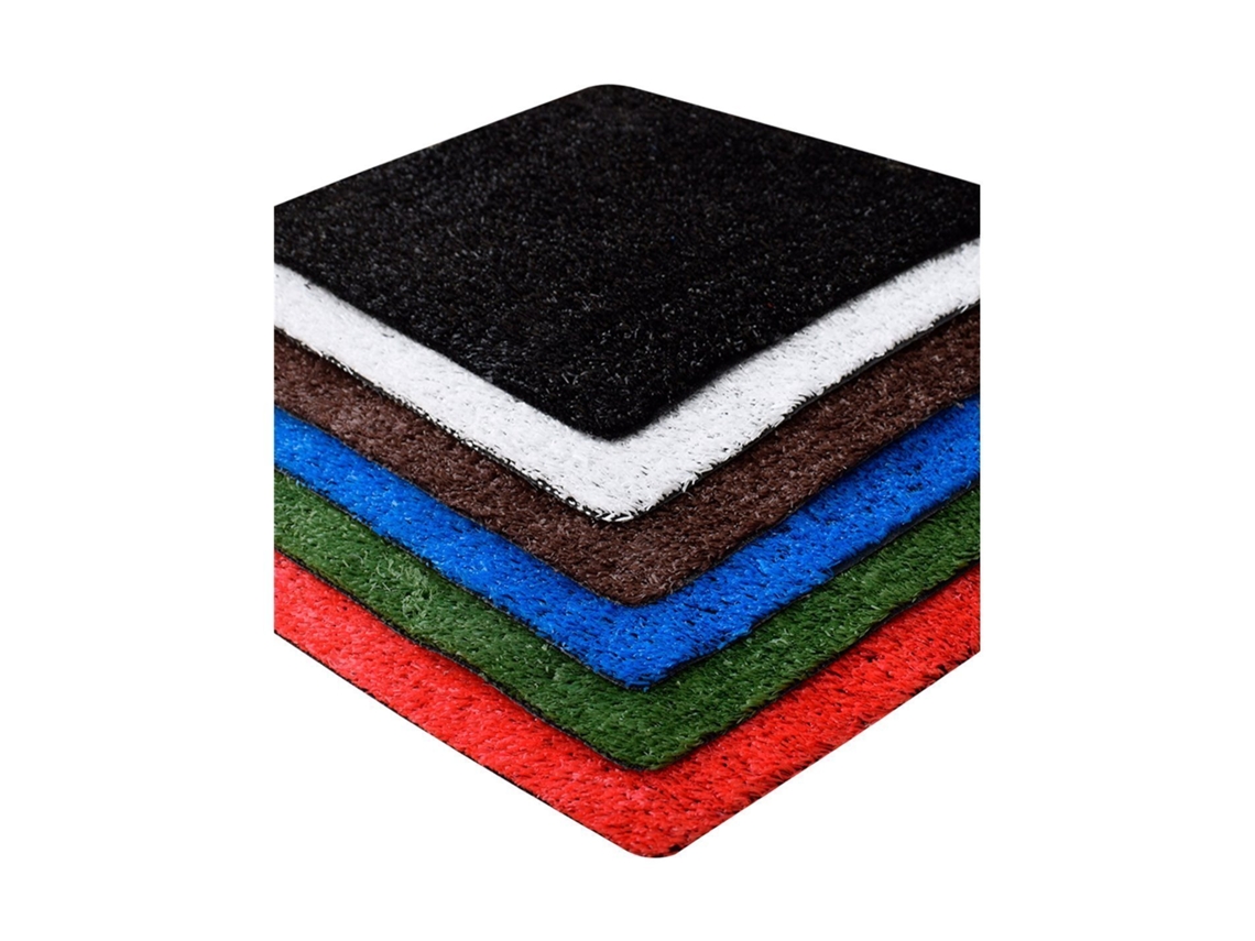 Césped Artificial Colorplus 10mm - Rollos | Alta Densidad | Césped Para Eventos Y Decoración Blanco 2 X 4 Metros : 8 M2