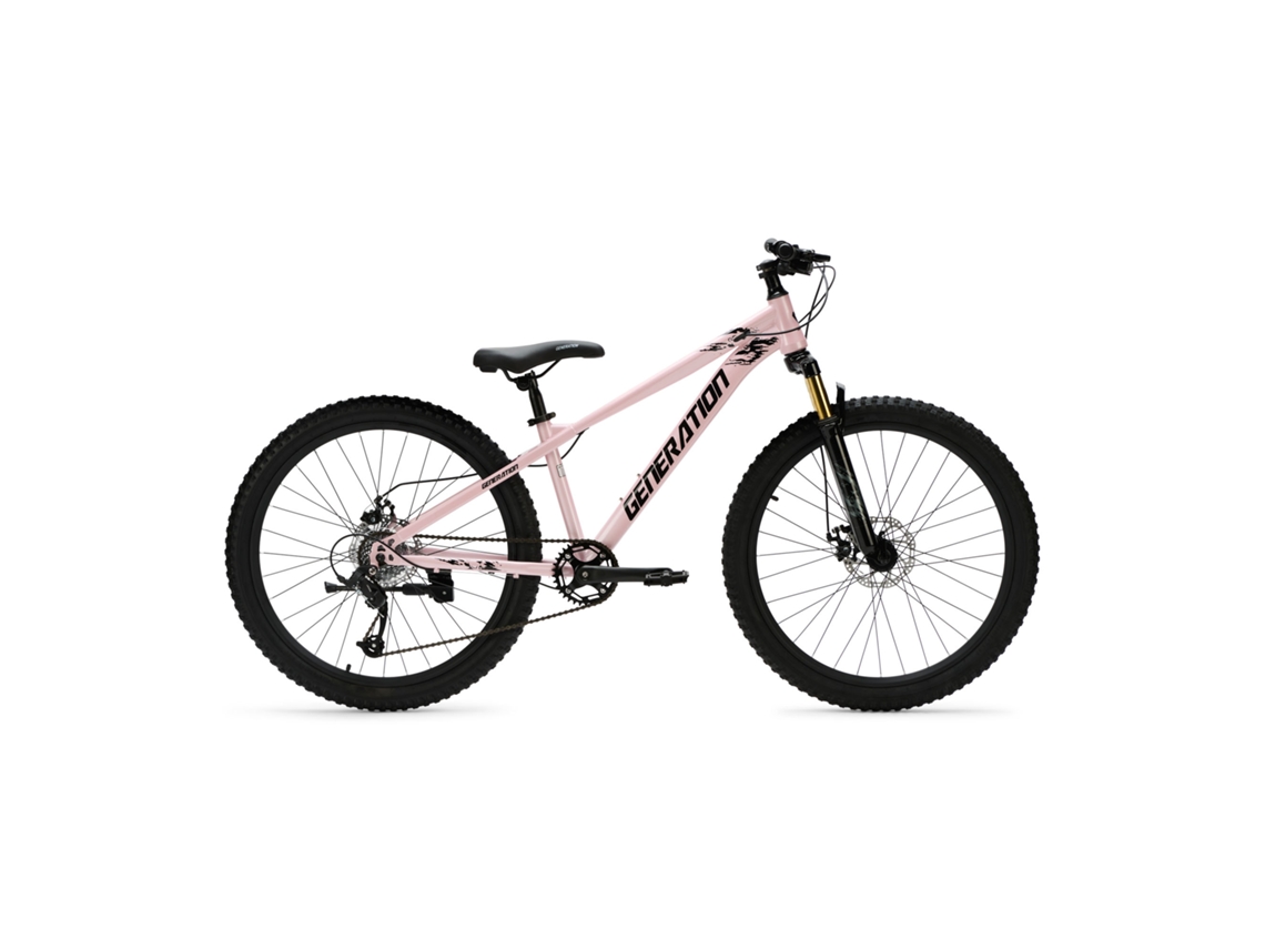 Generation X8 Bicicleta De Montanha 26 Polegadas - Rosa Claro
