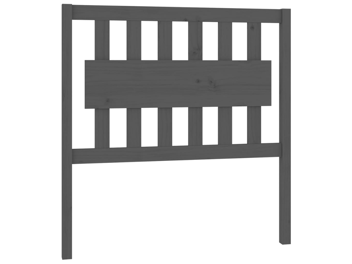 Bed Headboard, Bed Headboards Vidaxl Cinzeto Madeira De Pinho (95.5 X 100 Cm)