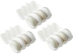 Conjunto De 3 Potes Cosméticos De Plástico Com Dispensador De Loção, Ideais Para Viagem