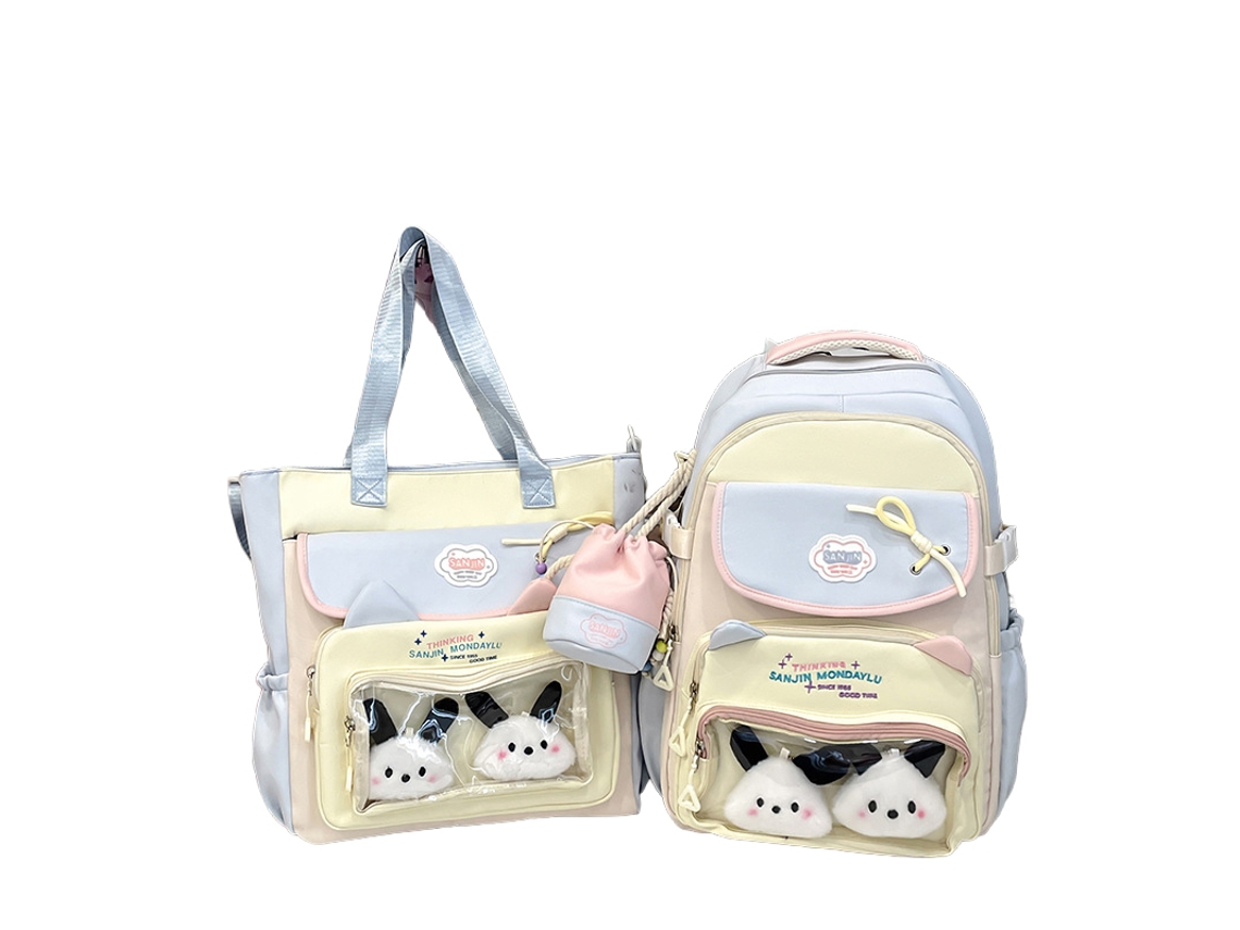 Laxiscreed Mochila Estilo College Juvenil Em Oxford E Algodão, Linda E Prática Para Meninas E Jovens