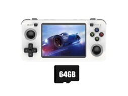 R36h Retro Handheld Game Console 64g 20000+ Jogos Linux 3.5 Polegadas Portátil Pocket Video Player para Presente Inf Antil a GOKOCO