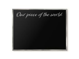 Magnetic Board For Wall Our Piece Of The World For The Bedroom Espelharte (80x60 Cm)