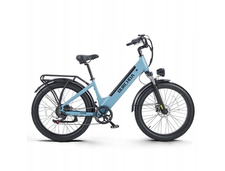 Cidade Bicicleta Elétrica Burchda Az26 750w 48v 20ah 45km/h 80km 26x3.0 Azul