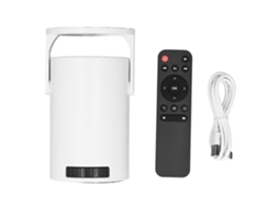 Projetor Portátil Com Suporte Android 12.0 E Controle Remoto Rotativo 180 Graus