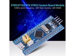 Placa De Desenvolvimento Stm32f103c8t6 Com Laxiscreed Para Microcontrolador De Aprendizagem