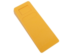 Suporte cônico simples para abate de madeira em plástico, ideal para trabalhos em madeira, carpintaria e serrarias.