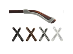 Óculos de Sol Silicone Transparente Antiderrapante Alta Qualidade, Suporte para Ponta Têmpora, Acessórios Óculos Macios GOKOCO