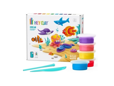 Hey Clay Ocean Set Tm Brinquedos