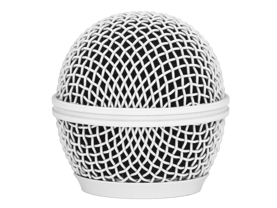 Mic Grille Replacement Mesh Microphone Grille Head For Sm58s Sm58lc Beta58 Beta58a Sa M30 Sv100 Ut2 Pgx24 Slx4 White LAXISCREED