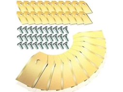 30 Lâminas De Reposição De Titânio Para Cortadores Automáticos Husqvarna/gardena/yard Force, 0.75mm